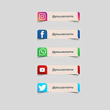 Facebook Twitter Instagram Youtube Label Banner Lower Third Google Global Information Connect Png And Vector With Transparent Background For Free Download Logo Facebook Instagram Logo Youtube