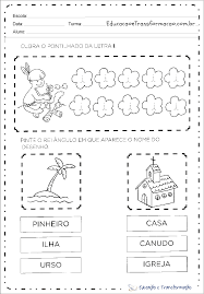 Atividades Com A Letra I Para Alfabetizacao Atividades Educativas