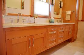 The Douglas Fir In This Bathroom By New Energy Works Brings The Warmth Of Wood To An Otherwise Cool And Contempora Framed Cabinetry Cabinetry Kitchen Cabinetry