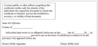 A Completed Jurat Must Be Attached To The Affidavit Or The Notary Public Must Complete The Jurat Included With The Affidavit Notary Public Notary Certificate