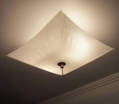 This 1950s Ceiling Fixture Has Never Been Used The Glass Shade Is White With Glass Ceiling Lights Ceiling Lights Flush Ceiling Lights