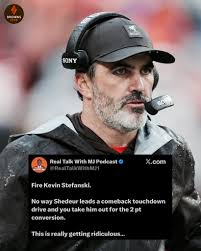 Kevin Stefanski isnt getting fired. Its clear his job is to tank this year!