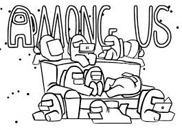 Coloring pages among us are a fun way for children of all ages to develop creativity, concentration, fine motor skills, and color recognition. Coloring Page Among Us On The Couch 1