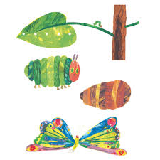 Create a caterpillar face by cutting a large red oval, two yellow antennas, green nose, and two eyes out of your yellow and green paper. The Very Hungry Caterpillar Felt Set 14 Pieces