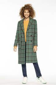 Maybe you would like to learn more about one of these? Manteau Long A Carreaux Vert Chine Pour Femmes Trench Coat