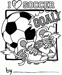 This free and printable soccer clipart paper frame is ideal for your world cup invitations, scrapbook page or as a picture frame. Printable Soccer Coloring Pages Coloring Home