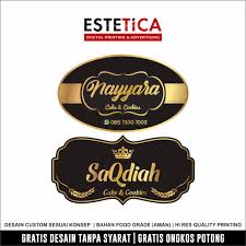 Jual stiker toples kue kering sticker label produk bentuk oval. Penawaran Diskon Dan Promosi Dari Estetica Digital Printing Shopee Indonesia