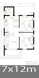 2 bedroom floor plans with roomsketcher its easy to create professional 2 bedroom floor plans. House Design Plans 7x12 With 2 Bedrooms Full Plans Samhouseplans