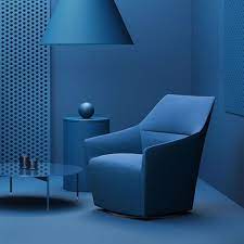 Bring color to your interior, and by making the arrangement with elements of different shades of the. Room Decoration In Blue Monochromatic Room Monochrome Interior Blue Decor