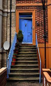 Get tickets for you or your team today! Stairs Door Blue England House Input House Entrance Masonry Building Pikist