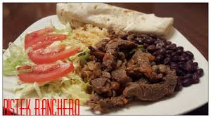 Directions mix tomatoes, garlic, lime juice, cumin, beans, green onions, jalapeno and cilantro in bowl; Tricia S Creations Bistek Ranchero Ranch Style Steak Youtube