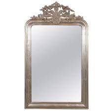19th Century Silver Louis Philippe Mirror With Cartouche Mirror Modern Mirror Wall Mirror Wall