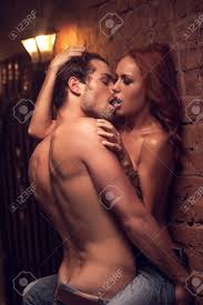Sexy Lovers Having Sex In Romantic Place. Kissing Each Other Full Of Desire  And Passion Stock Photo, Picture and Royalty Free Image. Image 22984901.
