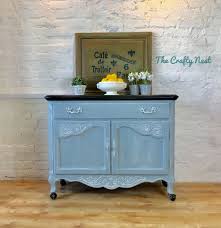 Vintage French Provincial Sideboard Buffet Upcycled With Autentico Chalk Paint The Perfect Vintage Piece For A Painted Furniture Painted Side Tables Furniture
