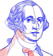 How To Draw George Washington, Drawing, Step by Step, by Dawn