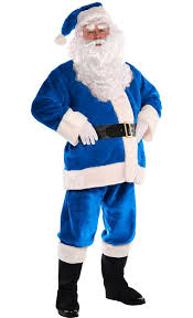 Blue Plush Santa Suit Caufields Com More than a dozen different santa suits from our ultra low cost value suits. blue plush santa suit caufields com