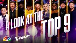The voice is an american singing competition television series broadcast on nbc. Coaches Blake Kelly John And Gwen Take A Look At The Top 9 Artists The Voice Lives 2020 Youtube