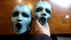 I HAVE THE BRANDON JAMES "SCREAM" MASK.... it's bloody