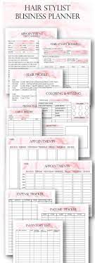 Pink Hair Stylist Printable Business Forms Hair Stylist Client Form Appointments Client Hair Profile H In 2020 Hair Salon Business Home Hair Salons Business Hairstyles