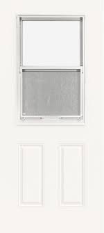 Expansion around window or door daylight. Jeld Wen 2 Panel Venting 1 2 Lite Exterior Door Slab Primed Light Steel 32 In X 80 In Steel Front Doors Cbs Bahamas
