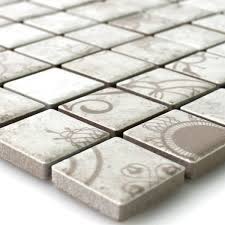 Ideen zum fliesen neu gestalten. Keramik Mosaik Fliesen Laceo Grau