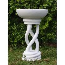 Frog lily falls solar bird bath water feature with lights and automation functio. Bird Baths Stone Bird Baths Bird Feeders Wayfair Co Uk