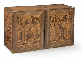 Cabinet En Marqueterie De Bois Fruitier Allemagne Du Sud Fin Du Xviie Siecle Lot European Sculpture Marquetry European Furniture