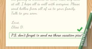 Informal letter format in afrikaans informal letter format afrikaans. How To Write A Postcard With Pictures Wikihow