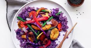 Within 30 minutes, you can have a skillet beef and cauliflower stir fry to enjoy for lunch or dinner. Simple Teriyaki Stir Fry With Cauliflower Rice Wife Mama Foodie