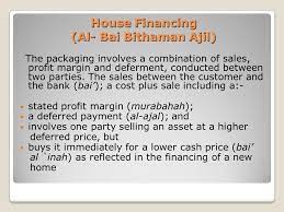 Don't forget that owning a property also comes with other financial commitments besides a home loan, like paying for the downpayment, various fees and charges to. Ib1005 Deposits And Financing Practices Of Islamic Financial Institutions Chapter 6 Al Murabahah Bai Bithaman Ajil Property Financing Compiled By Ppt Download