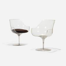 Erwine And Estelle Laverne Champagne Chairs Pair Wright20 Com Champagne Chairs Estelle American Design