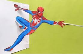 I know you love the spiderman movie or cartoon. Simple Drawing For Kids 3d Spiderman Drawing For Kids