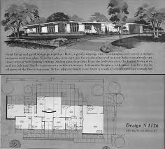 Home Planners Design N1126 Atomic Ranch House Ranch House Plans Modern House Plans