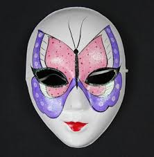 75g Halloween Mask Colored Drawing Masquerade Masks Beauty Mask Gypsum Butterfly Colored Drawing Masks Mask Beautiful Mask Weldingmasks Sculpture Aliexpress