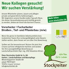 Hier haben landschaftsarchitekten ein stillgelegtes industriegebiet wieder für menschen zugänglich gemacht und zu einem freizeitfreibereich mit vielen angeboten umgestaltet. Stockreiter Garten Landschaftsbau Und Baumpflege Neue Kollegen Gesucht