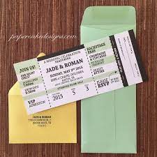 Concert Ticket Invitation With Rsvp Tear Off Stub Wedding Birthday Bar Bat Mitzvah Sweet 16 Graduation Concert Ticket Invitations Ticket Wedding Invitations Ticket Invitation