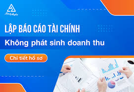 Hướng dẫn lập báo cáo tài chính Không Phát Sinh Doanh Thu