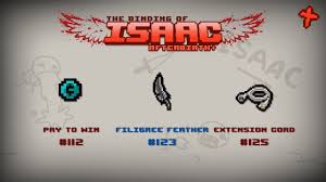 Filigree Feather Binding Of Isaac Rebirth Wiki