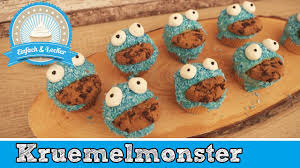 Nach und nach milch und so viel frischkäse unter die krümel rühren, bis die masse. Krumelmonster Muffins Rezept Zum Selber Machen Youtube