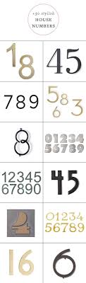 Inside house number 15, 2nd floor. My Search For Stylish House Numbers Traditional House Numbers House Numbers Farmhouse House Numbers