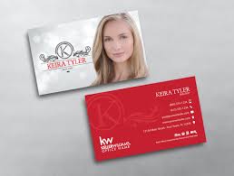 This Elegant And Beautiful Keller Williams Business Card Design Features A Stylized Keller Williams Business Cards Realtor Business Cards Business Cards Online