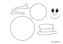 Free printable cute snowman in a hat spread arms coloring page in vector format, easy to print from any device and automatically fit any paper size. Snowman Template Printable Snowman Faces Snowman Template Printable Snowman