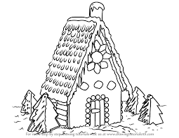 Draw horizontal and vertical lines to make brick walls. Learn How To Draw Gingerbread House Houses Step By Step Drawing Tutorials