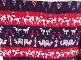 Ntt Tradisional Ikat Kaliuda Sumba Motif Ikat Ikat Dyed Hand Weaving