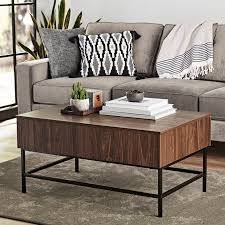 Mainstays Sumpter Park Coffee Table Multiple Finishes Walmart Com Coffee Table Living Room Table Cool Coffee Tables