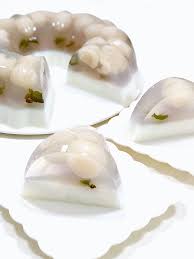 Almond Longan Jelly Agar Agar Jelly Pea Flower Longan