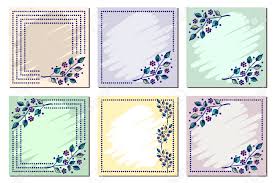 1,918 free images of border design. Set Of Vector Floral Frame Card Border Greeting Cards Different Royalty Free Cliparts Vectors And Stock Illustration Image 79551029