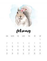Free Printable 2020 Watercolor Animal Calendar The Cottage Market Monthly Calendar Printable Watercolor Calendar Watercolor Animals