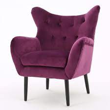 W 519 mm * d 622 mm * h 762 mm file formats: Noble House Seigfried Fuchsia New Velvet Tufted Arm Chair 9487 The Home Depot