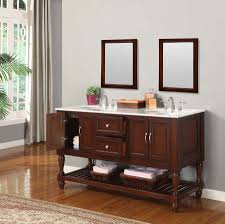 Mission Turnleg 60 Dark Brown Vanity W Carrara White Marble Top Jj 5060d10 Eswc